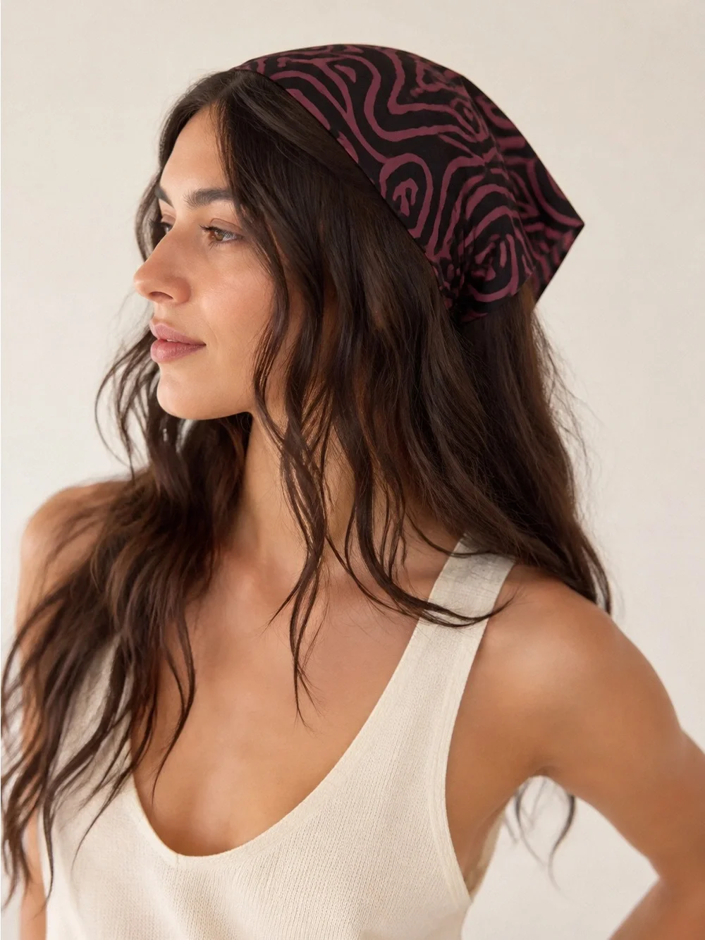 Free People x Namjosh Little Honey Hair Scarf  Boho Bandana